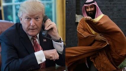 Trump, Veliaht Prens'i aradı! İlginç sözler: Olan bize oldu!