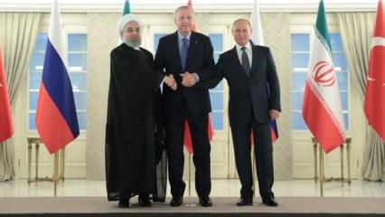 3'lü zirve başladı: Erdoğan Putin ve Ruhani'den ilk açıklamalar