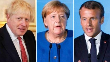 Macron: Merkel ve Johnson ile Cumhurbaşkanı Erdoğan ile görüşeceğiz