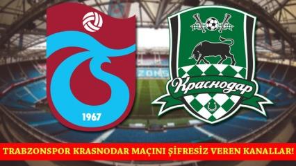 Trabzonspor Krasnodar Maçı şifresiz izle! Şifresiz yabancı kanallar