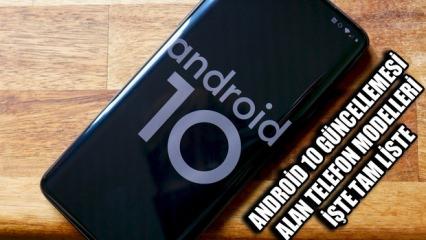 Android 10 güncellemesi alan telefon modelleri: Telefonlar tamamen yenileniyor!