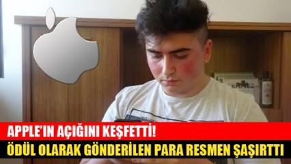 Türk öğrenci Apple'ın açını buldu: Apple'dan gelen ödül görenleri şaşırttı!