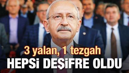 Kılıçdaroğlu'ndan 3 yalan 1 tezgah