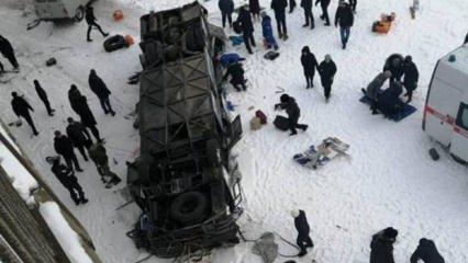 Rusya'da korkunç kaza! Çok sayıda ölü var