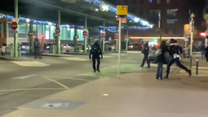 Fransız polisinin göstericilere orantısız güç kullanımı kamerada