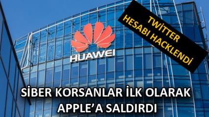 Huawei Twitter hesabı hacklendi: Hackerlar Apple'a saldırdı!