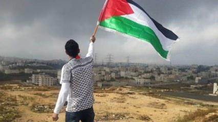 Filistinliler sözde anlaşmayı protesto ettiler! Yaralananlar var
