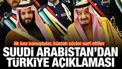 Suudi Arabistan'dan hadsiz Türkiye açıklaması! Erdoğan'dan flaş cevap