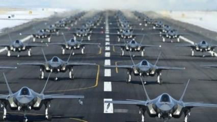 Trump'ın '52 hedef vurulabilir açıklamasının' ardından 52 adet F-35 havalandı