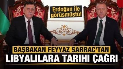 Son dakika haberi: Erdoğan'la görüşen Sarrac'tan Libyalılara tarihi çağrı!