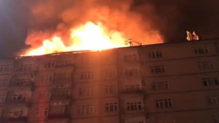 Elazığ'da deprem sonrası yangın çıktı!