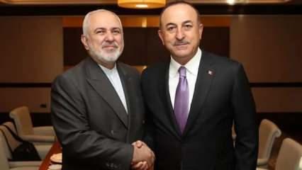 Bakan Çavuşoğlu, İranlı mevkidaşı ile görüştü