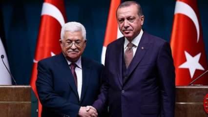 Başkan Erdoğan'dan kritik Filistin görüşmesi
