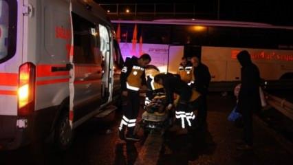 Düzce'de yolcu otobüsü kaza yaptı: Yaralılar var