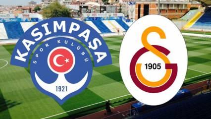 Kasımpaşa Galatasaray maçı saat kaçta başlıyor, maç hangi kanaldan yayınlanacak? (Süper Lig)
