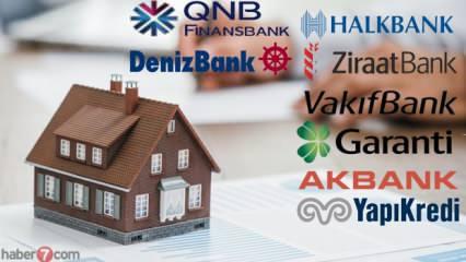 En düşük Konut Kredisi veren bankalar? Ziraat bankası Vakıfbank Halkbank kredi faiz oranları!