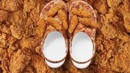 KFC'den tavuk çıtır görselli X Cross ayakkabı