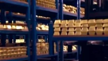 İşte dünyanın en büyük ikinci altın kasası! Özel izinle görüntülendi