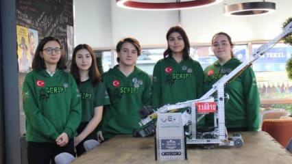Robotik yarışmasında Türkiye rekoru