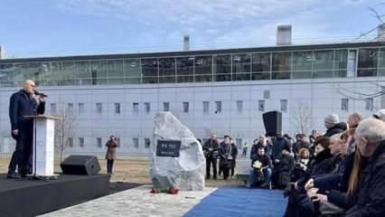 İran'daki uçak kazasında ölenler için Ukrayna'da anıt yapıldı