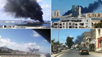 Hafter güçlerinden Trablus limanına saldırı