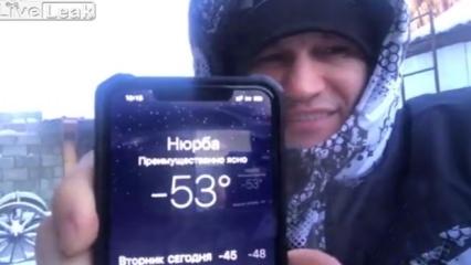 Tam - 53 derece! Elma ile yaptığına şaşıracaksınız (Bi' acayip haberler 17 Şubat)