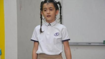 8 yaşındaki Aymina, dünya matematik şampiyonu oldu