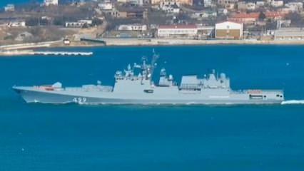 İki Rus gemisi Akdeniz'e indi