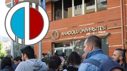AÖF kayıt yenileme süresi uzatıldı! Anadolu Üniversitesi AÖF bahar dönemi son kayıt tarihi…