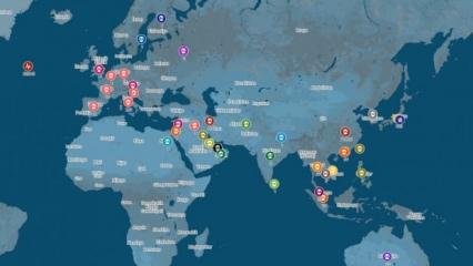 Koronavirüs hangi ülkeleri etkiliyor? Canlı İnteraktif harita