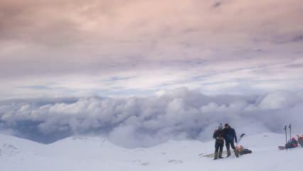 Nemrut Dağı'nın eşsiz güzelliği havadan görüntülendi
