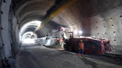 Badal Tüneli'nde kazı çalışmaları tamamlandı