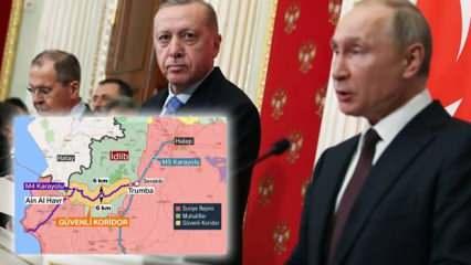 Moskova'daki İdlib Zirvesi bitti, haritalar ortaya çıktı! Erdoğan ve Putin resmen anlaştı