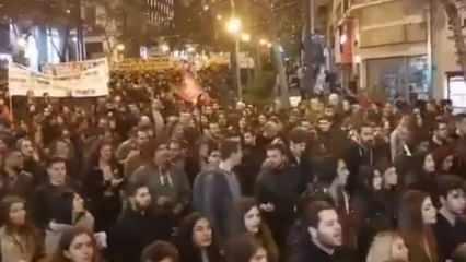 Miçotakis'e büyük şok! Atina'da binlerce kişi sokağa indi!