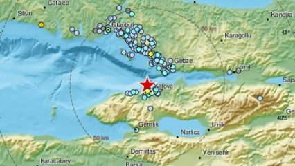 Marmara'da korkutan deprem! İstanbul'da da hissedildi! EMSC şok haritasını yayınladı