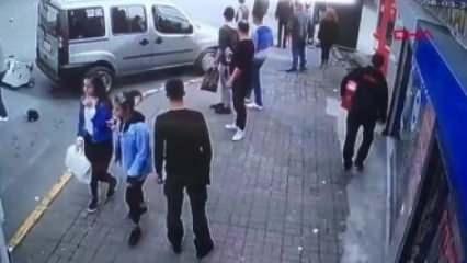 Beyoğlu'nda polisten kaçan şüpheli ortalığı birbirine kattı