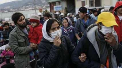 Binlerce sığınmacının bulunduğu Midilli'de koronavirüs görüldü