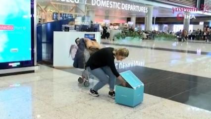 İstanbul Havalimanı'nda kadınlara verilen hediyeler sosyal medyayı salladı!