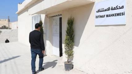 Terörden arındırılan Tel Abyad'da adliye binası hizmete açıldı