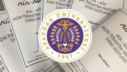 ATA AÖF sınavları ertelendi! Atatürk Üniversitesi Açık Öğretim  vize sınavları ne zaman?