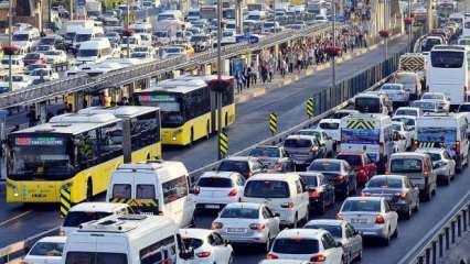 Corona virüsü İstanbul'da trafiği bitirdi! İstanbul'da trafik yoğunluğu yüzde 13'e düştü!