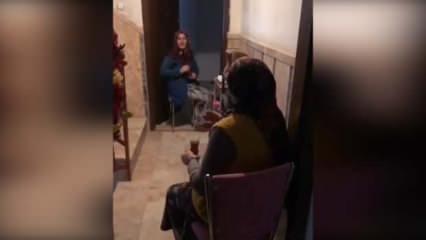 Virüse karşı kapı eşiğinde muhabbet sosyal medyayı salladı
