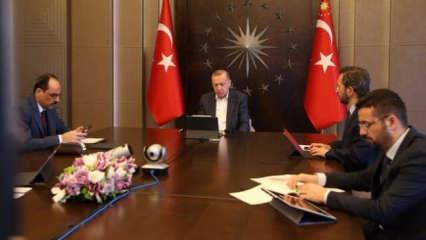 Cumhurbaşkanı Erdoğan, MİT Başkanı Fidan'la görüştü