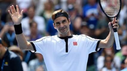 Roger Federer'den anlamlı yardım