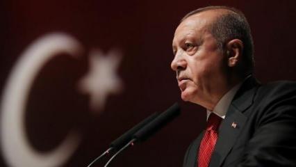 Erdoğan'dan, AA'ya kutlama mesajı