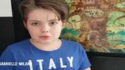 İtalyan çocuktan yardımlar sonrası Türkiye'ye duygulandıran mesaj