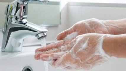20 saniye sabunlarken suyu açık bırakmayın!
