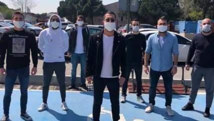 Arda Turan'dan Bayrampaşa Devlet Hastanesi'ne maske bağışı