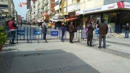 İzmirliler uyarıları dikkate almayınca polis giriş çıkışları kapattı!