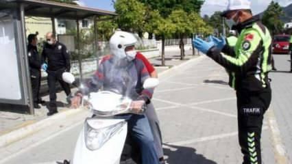 Muğla'da motosikletlere 2 kişi binmek yasaklandı